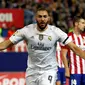 Real Madrid tampil trengginas di babak pertama kala menghadapi Atletico Madrid di Stadion Vicente Calderon