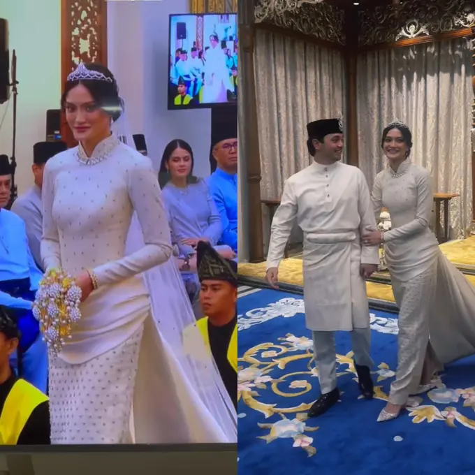 6 Pesona Anggun Tengku Natasya Adnan Anak Artis Senior Enny Beatrice Resmi Dinikahi Pangeran Malaysia, Pakai Gaun Hian Tjen