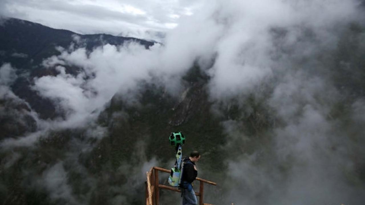 Penjelajahan Google Street View di gunung tua Suku Inca