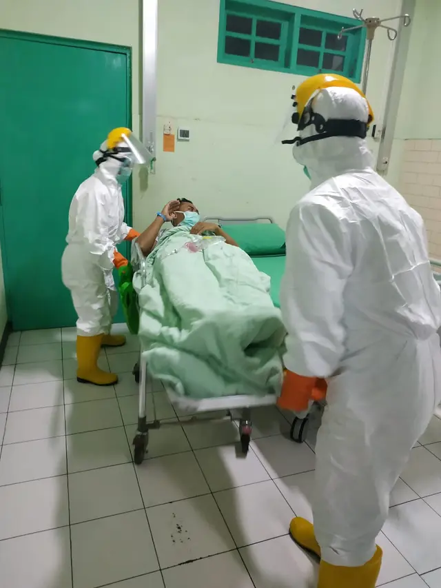Agus Haryanto, seorang penyintas Corona COVID-19 Purbalingga, Jawa Tengah berbagi kisah dari sakit hingga sembuh. (Foto: LIputan6.com/Istimewa/Rudal Afgani Dirgantara)