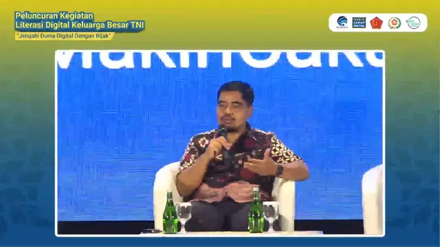 Peluncuran Kegiatan Literasi Digital Keluarga Besar TNI