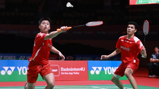 Alexius Ongkytama Subagio/Aquino Evano Keneddy Tangka - BWF World Junior Championships 2025 - Bulu Tangkis