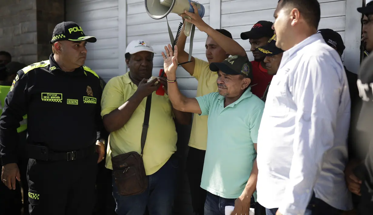 Ayah Luis Diaz diculik pada 28 Oktober 2023 lalu di kampung halaman keluarganya, Barrancas. (AP Photo/Ivan Valencia)
