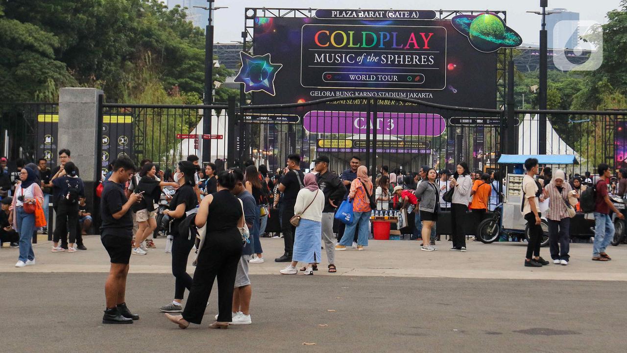 Jelang Konser Coldplay
