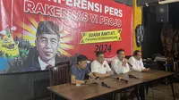 Relawan Pro Jokowi atau Projo akan menyelenggarakan rapat kerja nasional (Rakernas) ke-6 pada 14 dan 15 Oktober 2023. (Foto: Radityo Priyasmoro/Liputan6.com).
