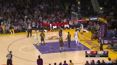 Berita video game recap NBA 2017-2018 antara LA Lakers melawan Atalanta Hawks dengan skor 132-113.