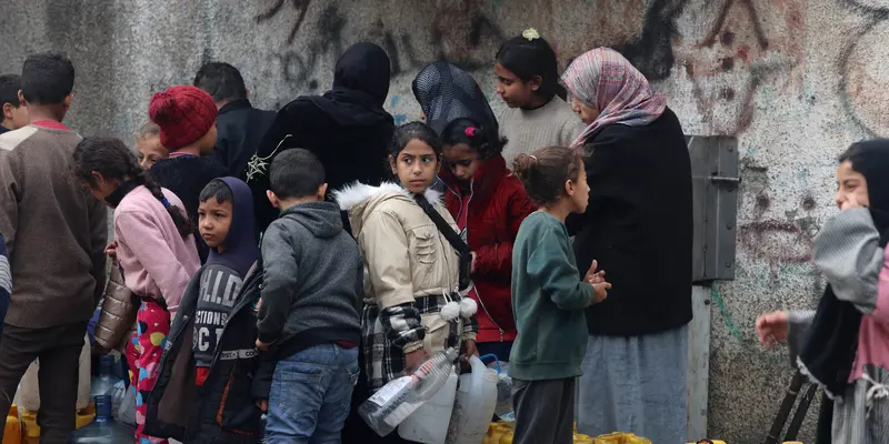 Potret Kondisi Pengungsi Palestina di Kota Rafah