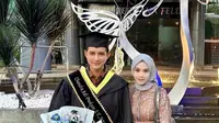 Chand Kelvin Raih Gelar S2 di Malaysia, Kebahagiaan Ditambah Kehadiran Istri