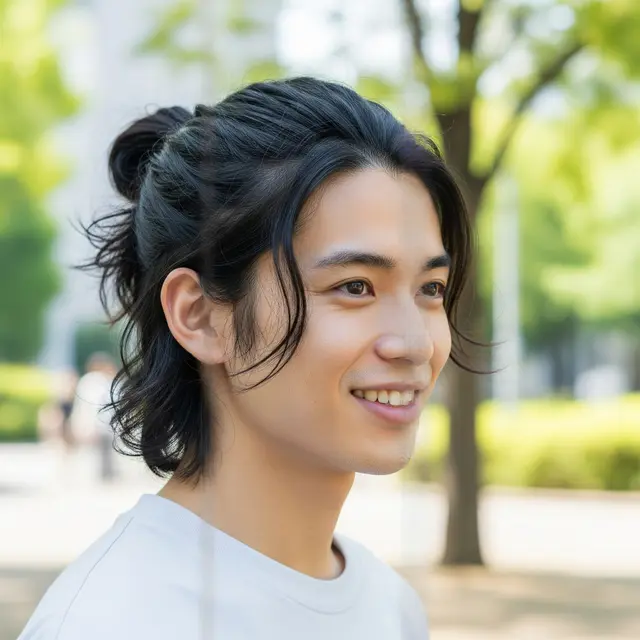 Potongan Rambut Pria ala Anime 2026 (Image by Gemini AI)