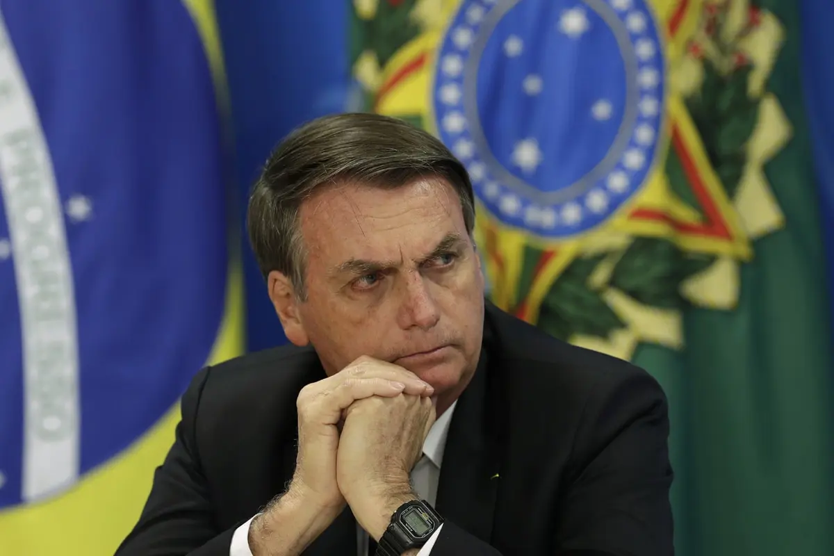 Presiden Brasil Jair Bolsonaro (AP/Eraldo Peres)