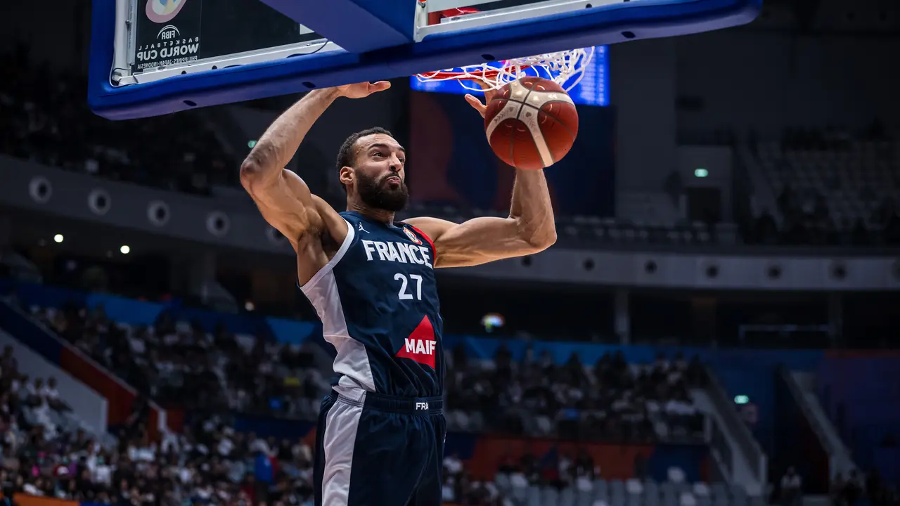 Bintang Prancis Rudy Gobert di FIBA World Cup 2023