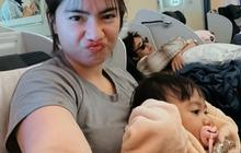 Potret Felicya Angelista Wajahnya Belepotan Cokelat saat Momong Anak di Pesawat, Kocak Banget!