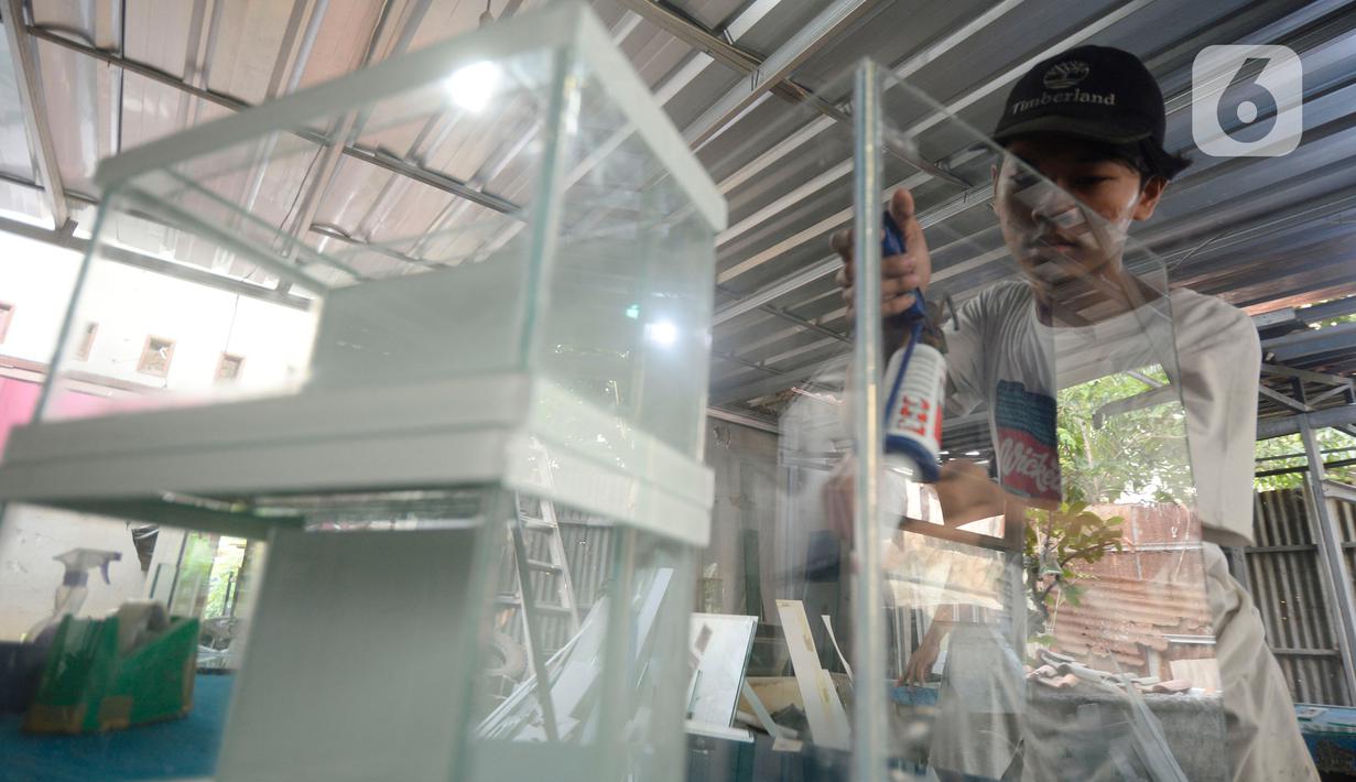 Foto Corona Picu Meningkatnya Pesanan Akuarium Ikan Hias Bisnis Liputan6 Com