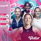 Dapatkan Link Live Streaming WTA 250 San Diego Open 2022 di Vidio 12 sampai 17 Oktober : Babak 32 Besar Hingga Final