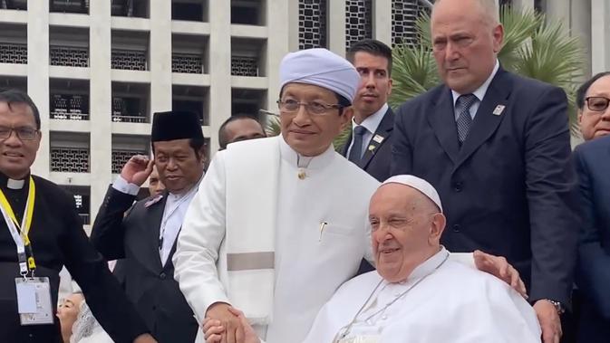 Menag Kenang Paus Fransiskus di Forum Internasional: Beliau ke Indonesia dengan Penampilan Sederhana