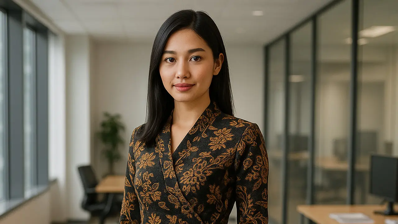 7 Model Atasan Batik Kantoran Slim Fit untuk Wanita, Elegan dan Profesional