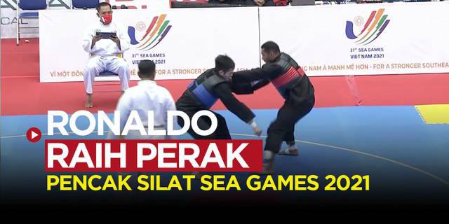 VIDEO: Pesilat Indonesia Ronaldo Neno Raih Perak di Kelas 80-85 Kg SEA Games 2021