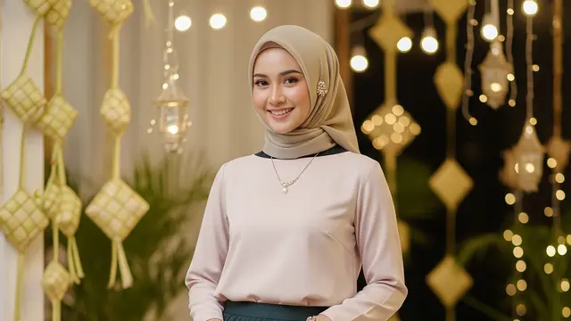 Model Rok dan Blouse agar Terlihat Langsing Saat Lebaran