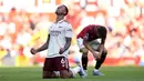 Satu gol Riccardo Calafiori tersebut tak mampu disamakan oleh Manchester United hingga bunyi peluit panjang dibunyikan. (AP Photo/PA/Nick Potts)