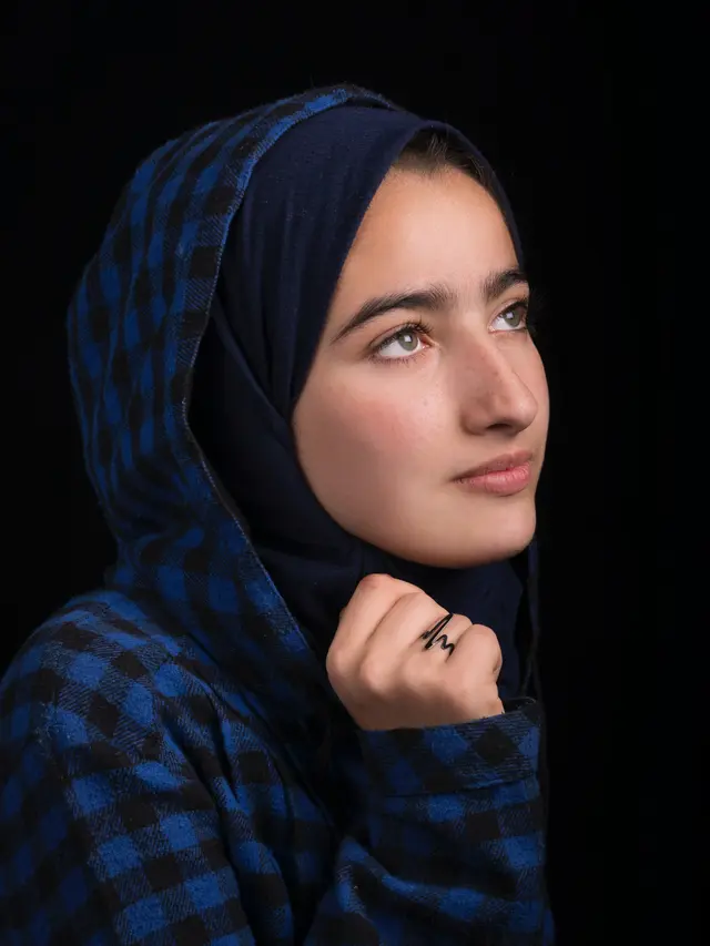 Ilustrasi Gaya Crinkle Hijab.