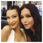 Maia Estianty dan Bella Hadid (Instagram/ maiaestiantyreal)