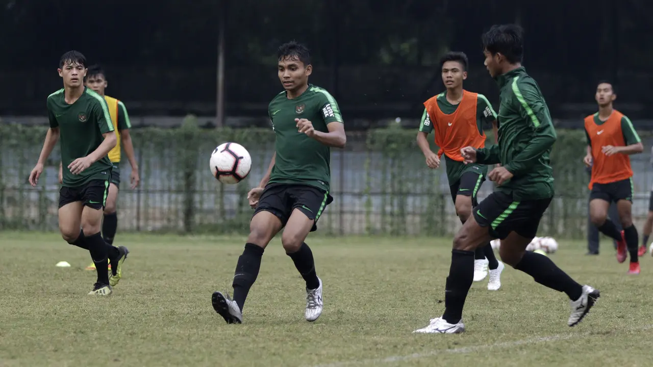 Latihan Timnas Indonesia U-19