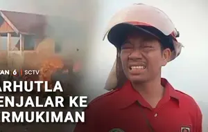 Karhutla Ogan Ilir Menjalar ke Permukiman, Warga Panik