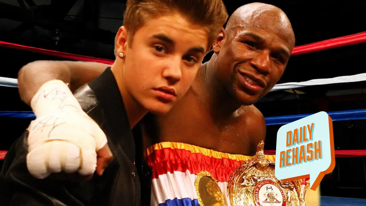 Justin Bieber dan Floyd Mayweather, Jr.
