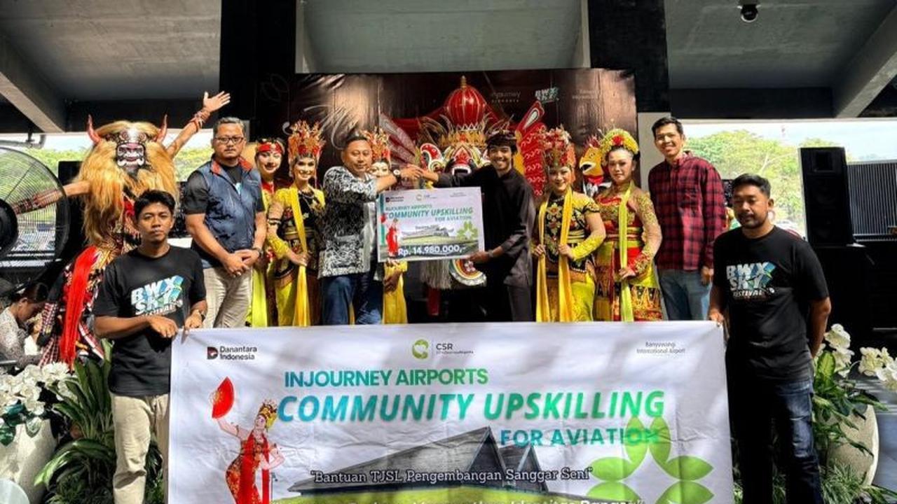 Bandara Banyuwangi Salurkan Bantuan Dana untuk Pelestarian Budaya Lokal