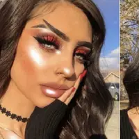 Tren makeup alis bentuk unik kembali tren di Instagram. (Sumber foto: hudabeauty/instagram)