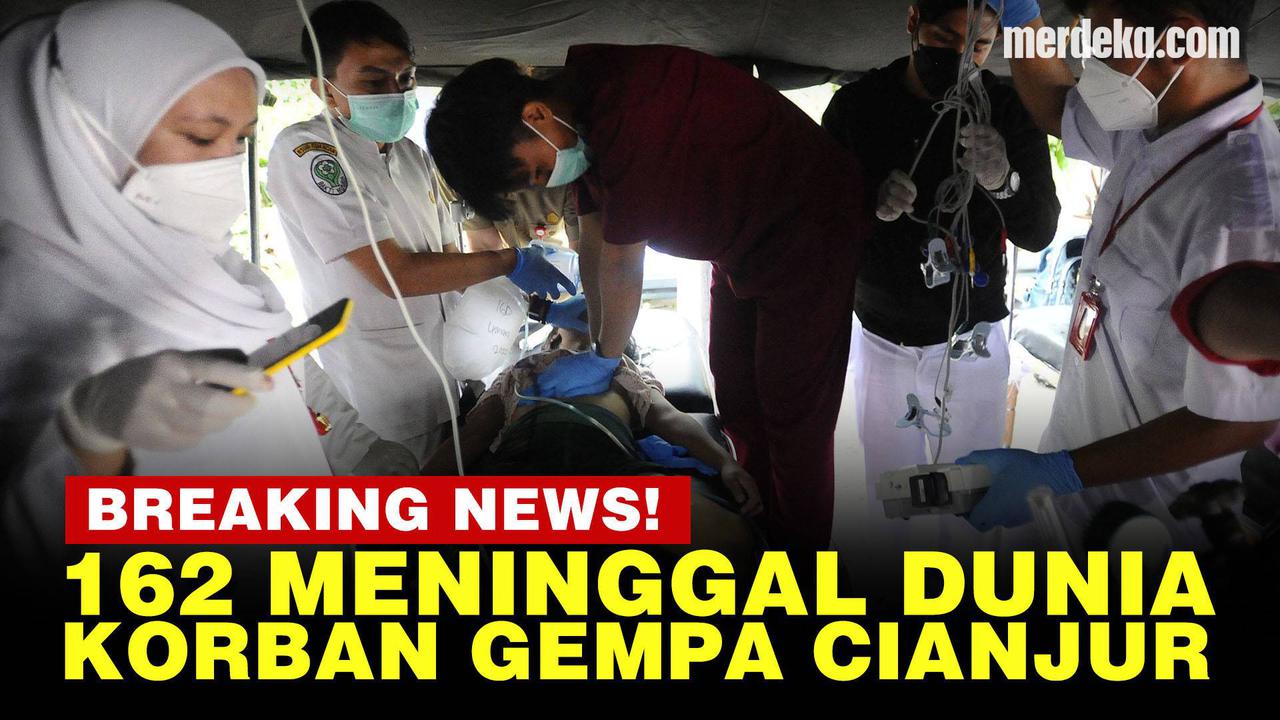 VIDEO: BPBD Cianjur Update Korban Gempa, 162 Orang Meninggal Dunia
