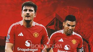 Manchester United - Harry Maguire, Casemiro (Bola.com/Adreanus Titus)