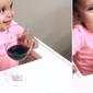 Bayi ini baru berhenti menangis saat sang ayah menawarkannya segelas anggur merah