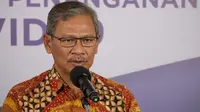 Juru Bicara Pemerintah untuk Penanganan COVID-19 Achmad Yurianto saat konferensi pers Corona di Graha BNPB, Jakarta, Sabtu (11/7/2020). (Dok Badan Nasional Penanggulangan Bencana/ Fotografer Dume Sinaga)