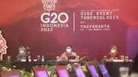 Wakil Menteri Kesehatan RI, Dante Saksono Harbunowo dalam Side Event Tuberkulosis G20 Indonesia 2022 di DI Yogyakarta pada 29 s/d 30 Maret 2022 (Foto: Istimewa)