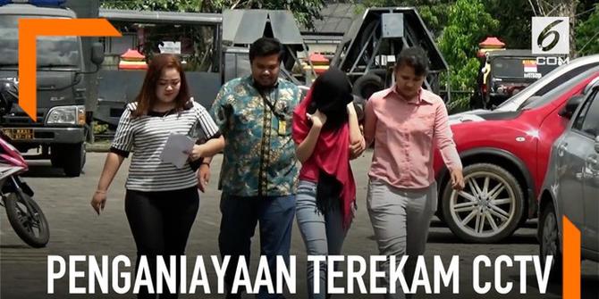 VIDEO: Penganiayaan Istri oleh Suami Terekam CCTV