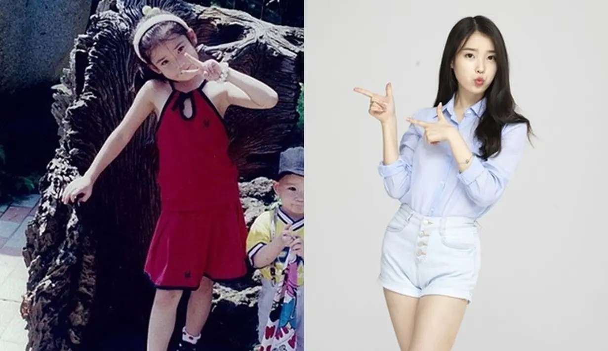 Wajah selebriti dulu dan kini.