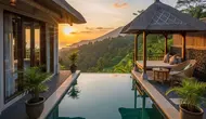 Rumah Mungil dengan Kolam Mini. Foto: Gemini