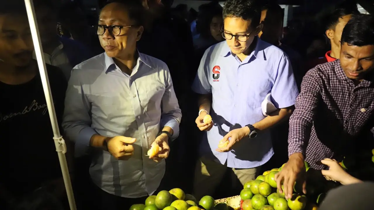 Sandiaga Uno dan Zulkifli Hasan berkampanye di RIau (Dok. TIm Prabowo-Sandiaga)