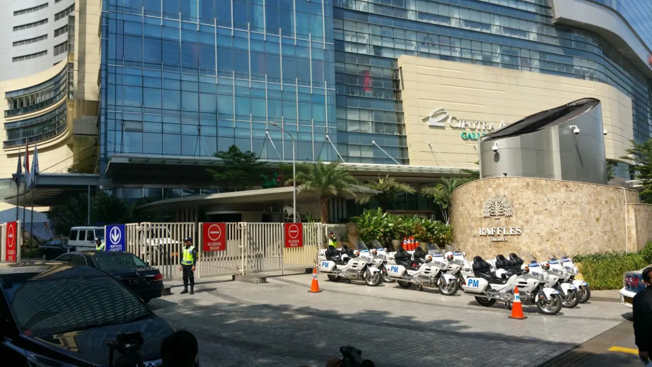 Hotel Raffles tempat Raja Salman menginap
