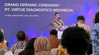 Virtue Group meresmikan pabrik IVD (In Vitro Diagnostic) di Cikarang, Jawa Barat pada Selasa, 5 Maret 2024.