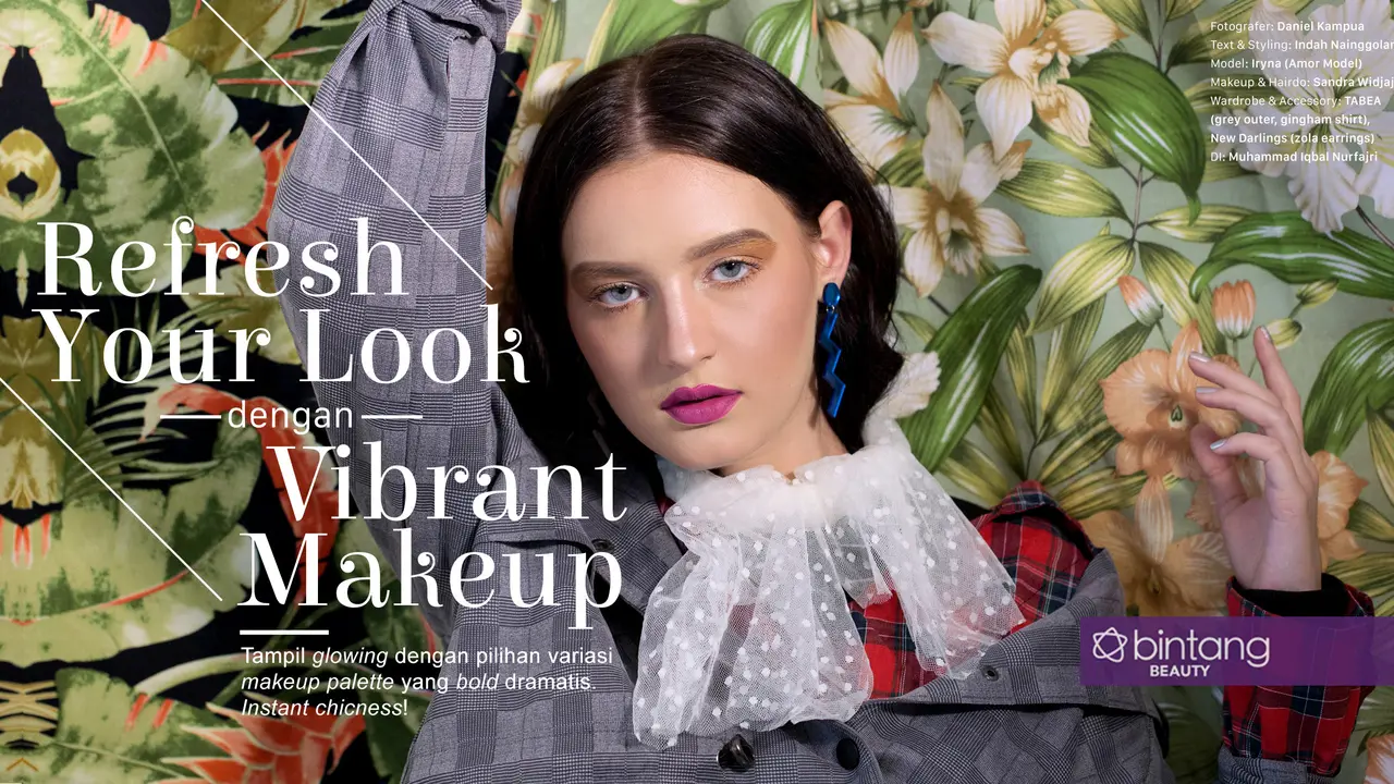 [Bintang] Tampil glowing dengan pilihan variasi makeup palette yang bold dramatis. Instant chicness! ​