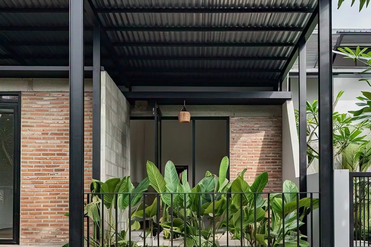 Rumah Tropis Minimalis Industrial
