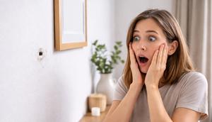 cara menambal dinding berlubang karena paku tanpa panggil tukang (AI)