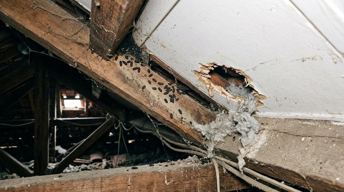 Tanda Ada Tikus di Plafon Rumah (AI Generated)