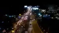 Arus kendaraan menuju kawasan Puncak, Bogor, kembali macet. (Liputan 6 SCTV)