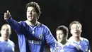 Chelsea's Michael Ballack gestures to a teammate against CFR Cluj during the Champions League Group A match at Stamford Bridge in London December 9, 2008. Chelsea won 2-1. AFP PHOTO/Adrian Dennis 