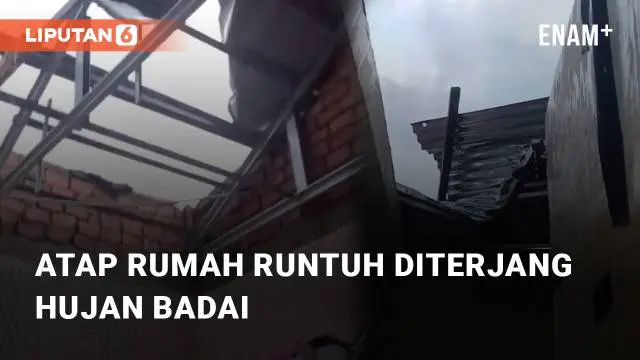 Beredar video viral terkait musibah yang timpa warga karena atap rumahnya ambruk. Kejadian ini berada di daerah Jambi