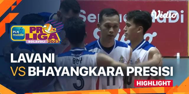 VIDEO: Laga Seru, Jakarta Lavani Allo Bank Kalahkan Jakarta Bhayangkara Presisi di PLN Mobile Proliga 2023