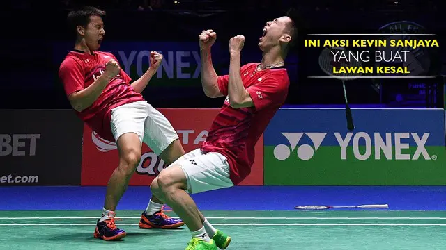 Ini Aksi Kevin Sanjaya yang Buat Lawan Marah